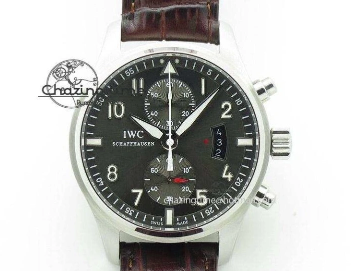 MIROTIME 0505 Pilot Chrono IW388003 Real Ceramic V6F 1:1 Best Edition On Black Nylon Strap A StreetReady 7284